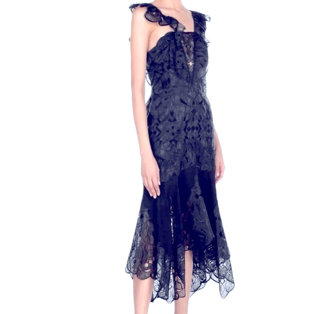 Jonathan Simkhai Stunning Black Lace Dress-6  ORG PR - $1600